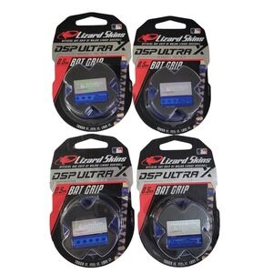 4x Lizard Skins 0.5mm Wood Bat Grip Royal Blue DSP Ultra Tape Baseball MLB Sport